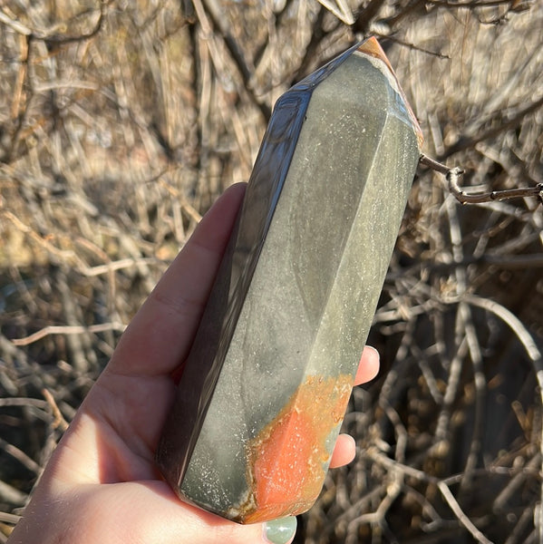 Polychrome Jasper Tower - B