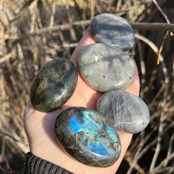 Labradorite Palm Stones