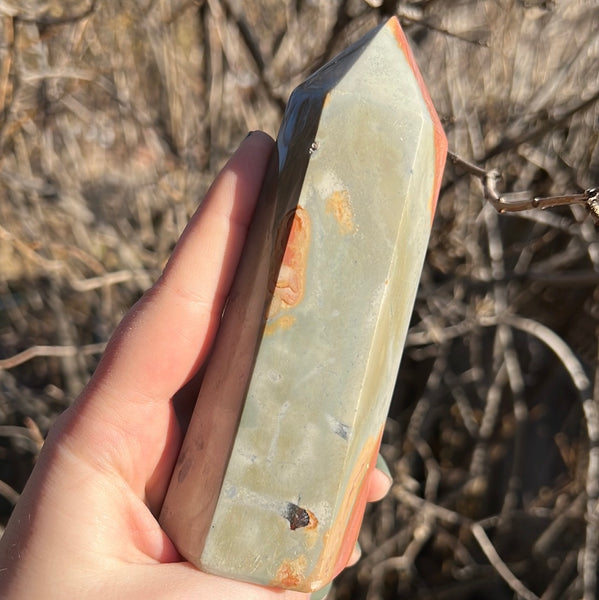 Polychrome Jasper Tower - C