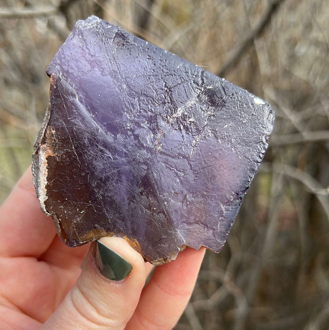 Purple Cubic Fluorite