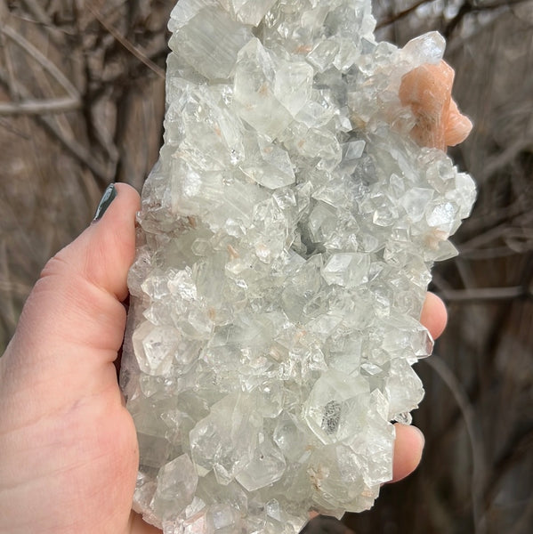 Apophyllite & Stilbite Cluster