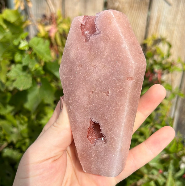 Pink Amethyst Coffin