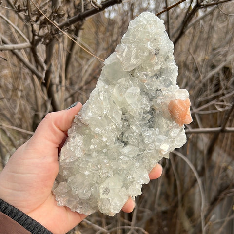 Apophyllite & Stilbite Cluster