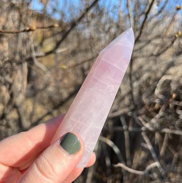 Lavender Rose Quartz Towers