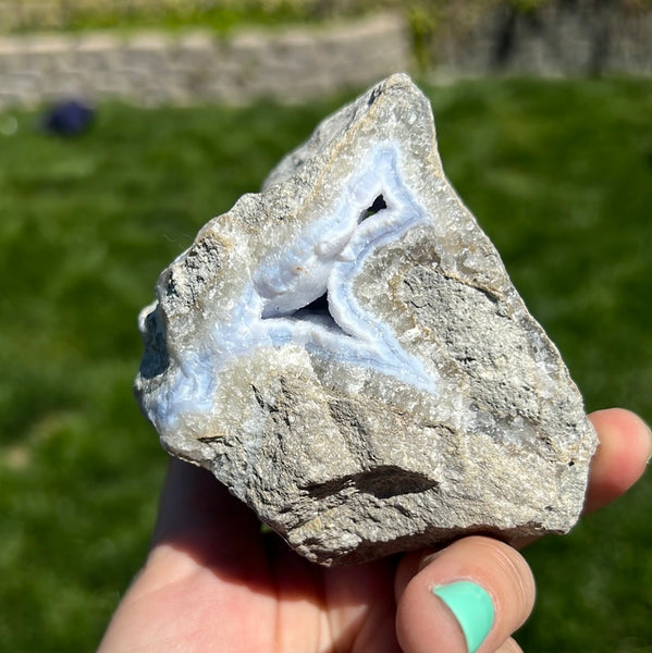 Raw Blue Lace Agate - 3