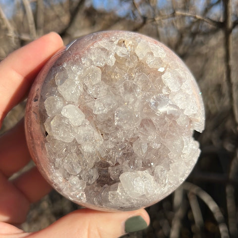 Pink Amethyst Sphere - C