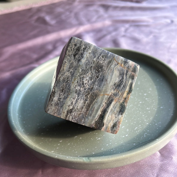 Ocean Jasper Cube - B