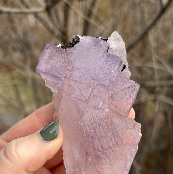 Purple Cubic Fluorite