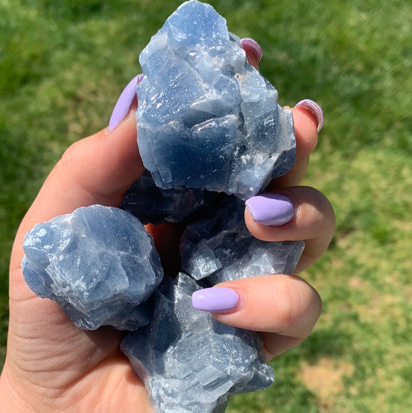 Rough/Raw Blue Calcite