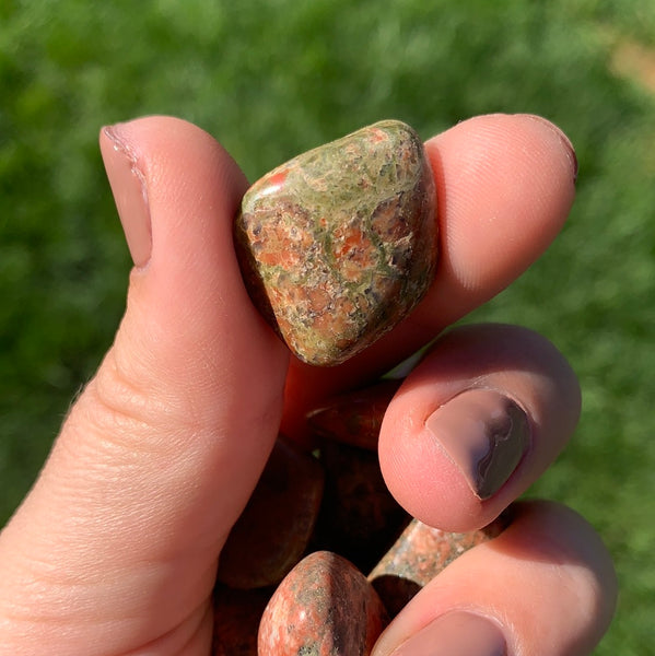 Tumbled Unakite