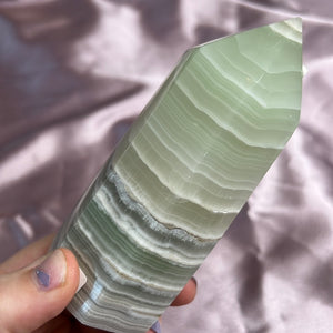 Green Calcite Tower - D