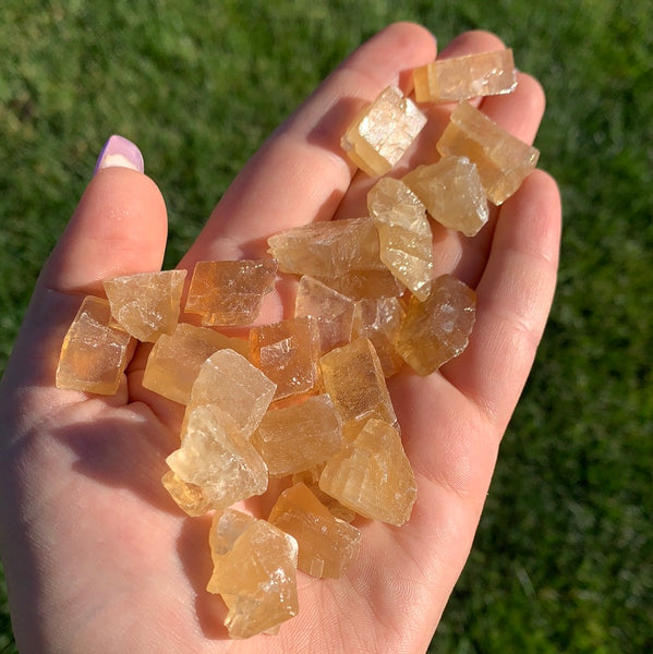 Raw/Rough Honey Calcite