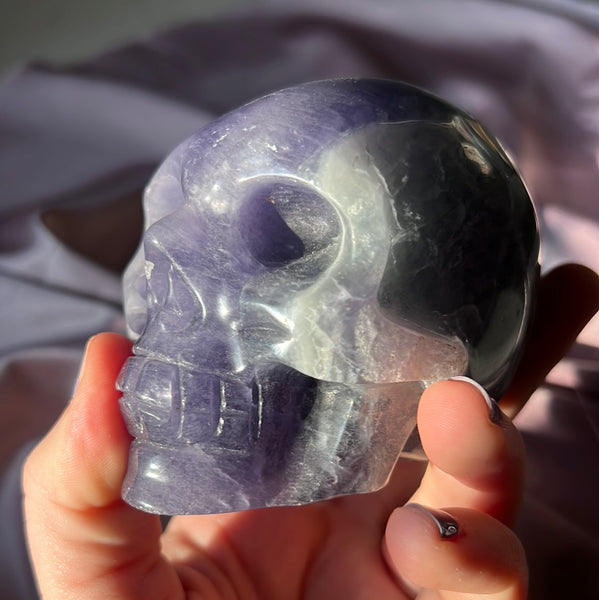 Large Fluorite Skull - C