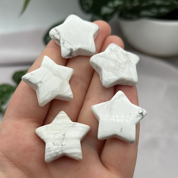 Howlite Stars