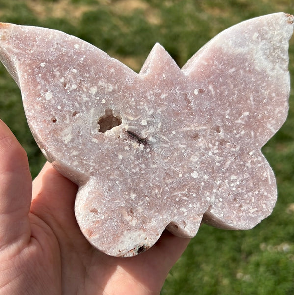 Pink Amethyst Butterfly