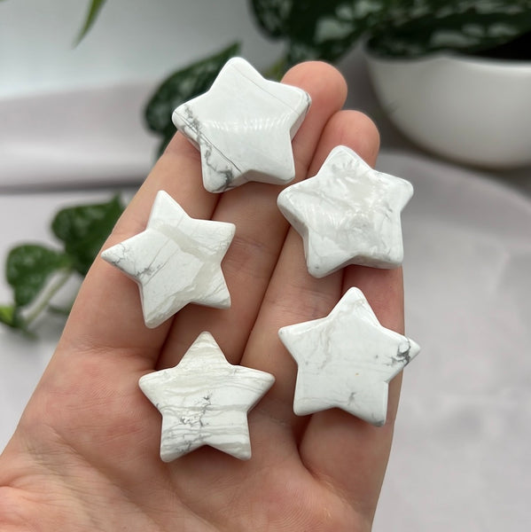 Howlite Stars