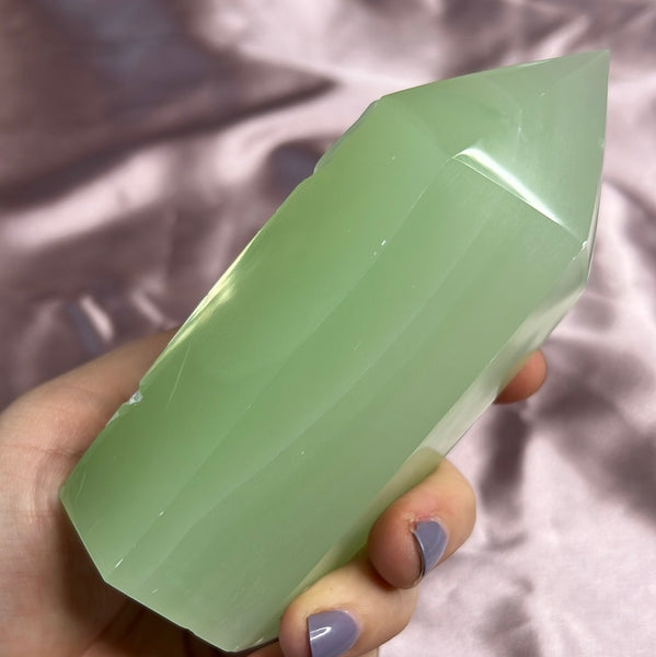 Green Calcite Tower - B