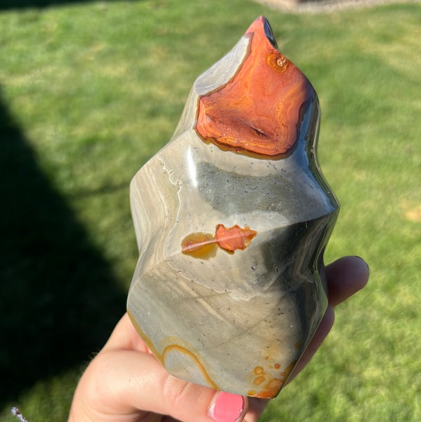 Polychrome Jasper Flame