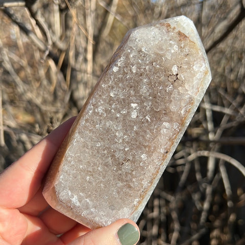 Druzy Amethyst Tower - B