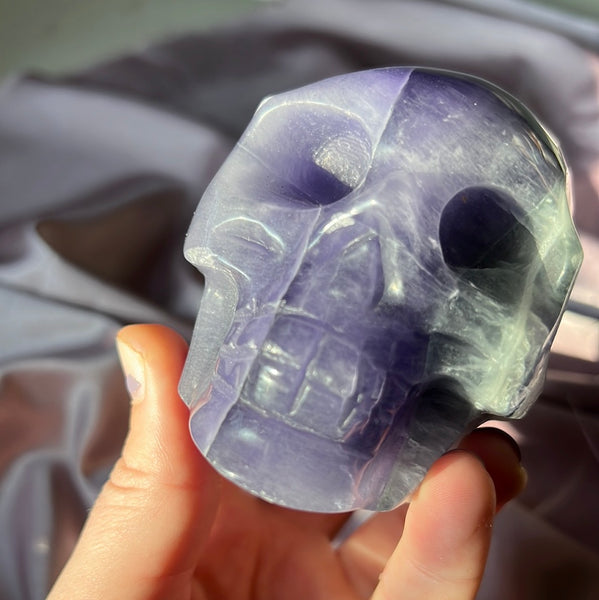 Large Fluorite Skull - C