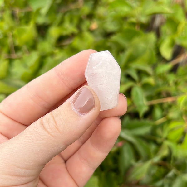 Mini Rose Quartz Coffin