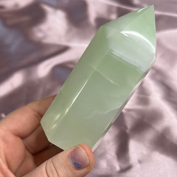 Green Calcite Tower - E