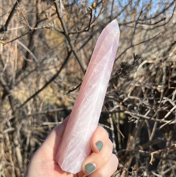 Lavender Rose Quartz Towers