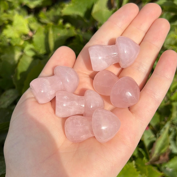 Rose Quartz Mushroom