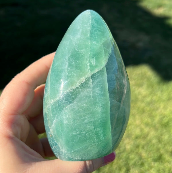 Green Fluorite Freeform - E