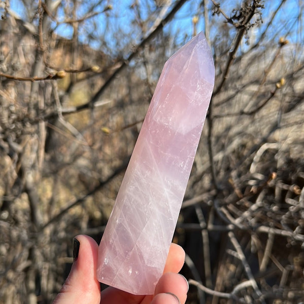 Lavender Rose Quartz Towers