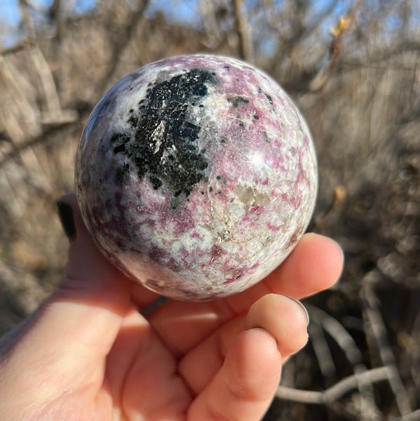 Pink Tourmaline Sphere