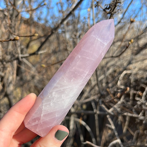 Lavender Rose Quartz Towers