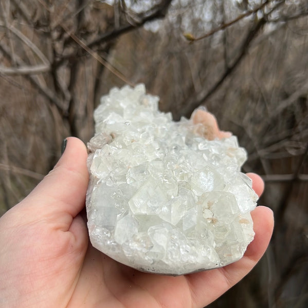 Apophyllite & Stilbite Cluster