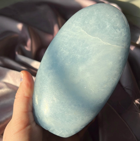 Blue Calcite Freeform - A