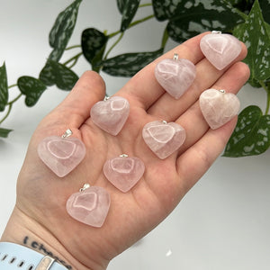 Rose Quartz Heart Pendant