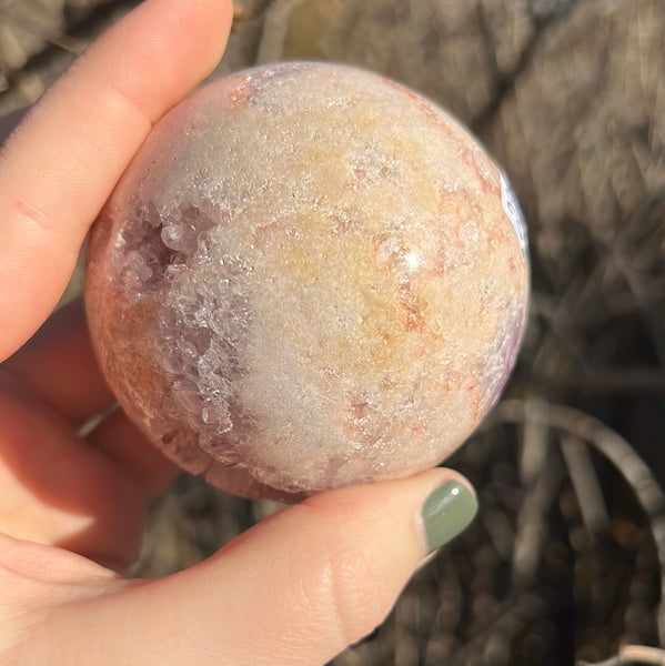 Pink Amethyst Sphere - B