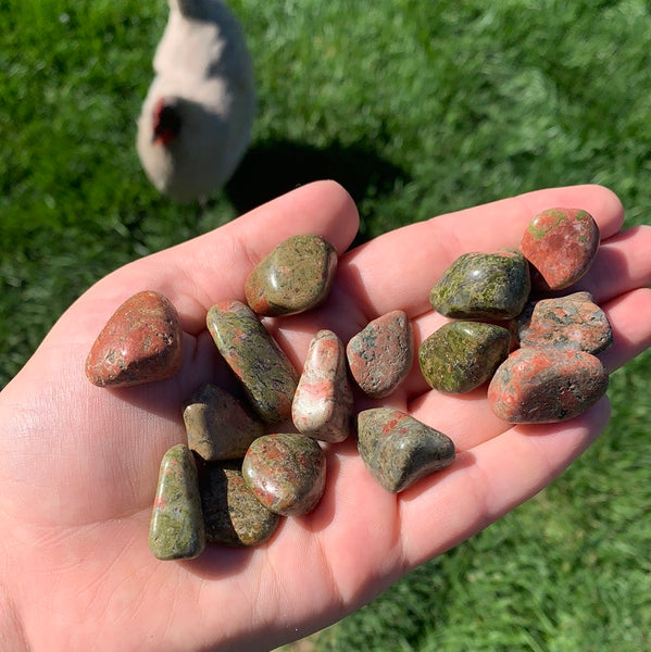 Tumbled Unakite