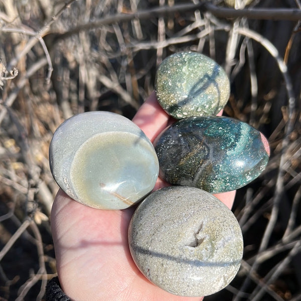 Ocean Jasper Palm Stones