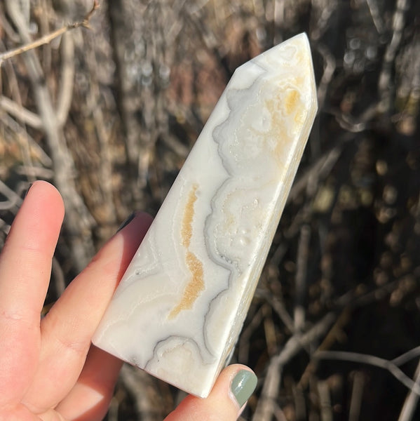 Banded Zebra Calcite Tower