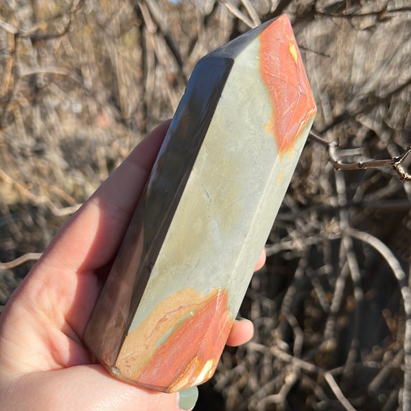 Polychrome Jasper Tower - C