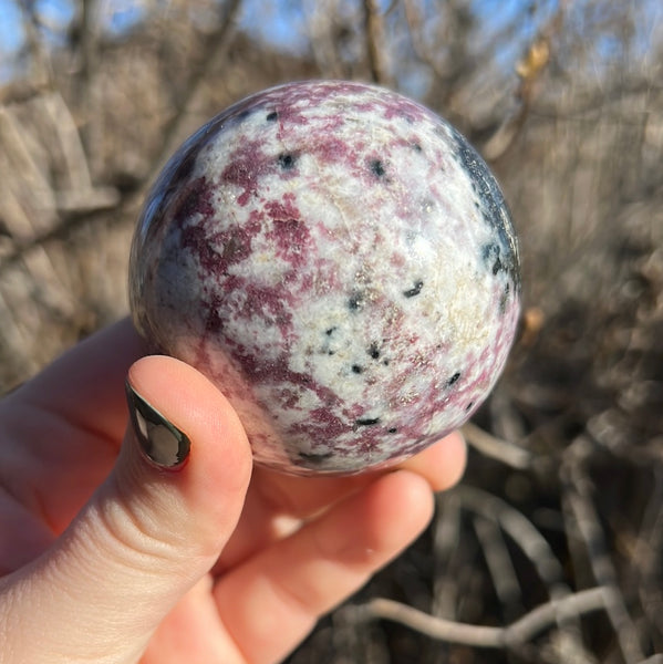 Pink Tourmaline Sphere