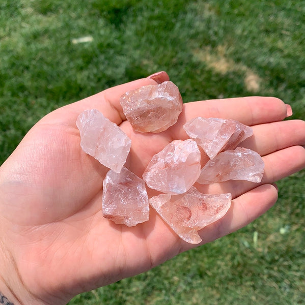 Raw/Rough Fire Quartz