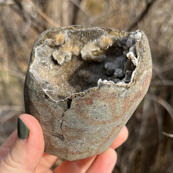 Cut Base Black Chalcedony