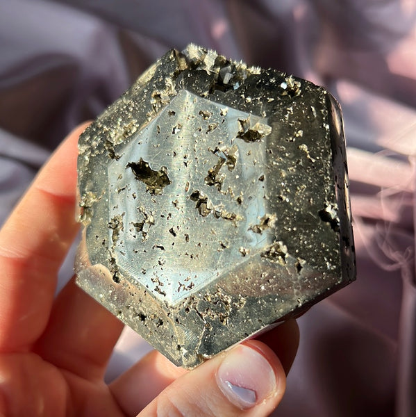 Pyrite Carving