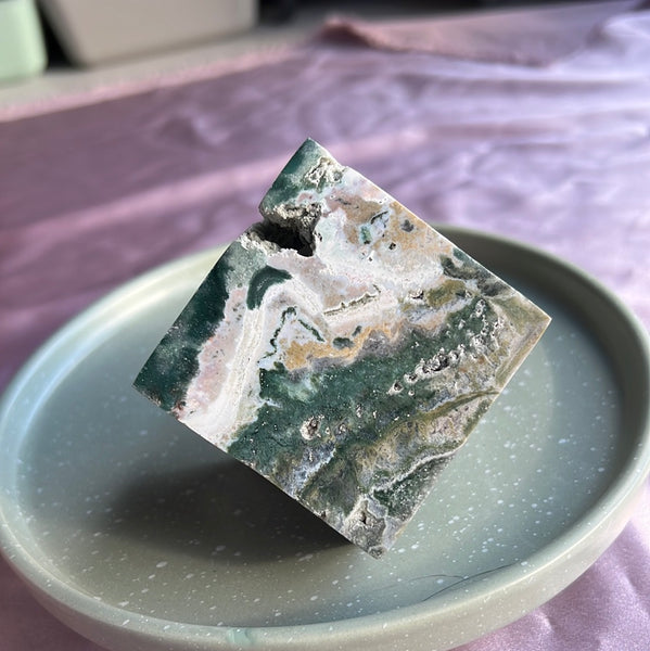 Ocean Jasper Cube - C