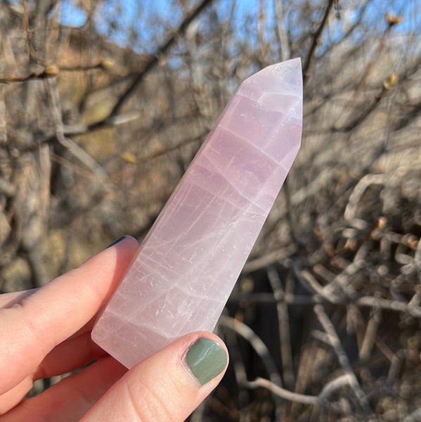 Lavender Rose Quartz Towers