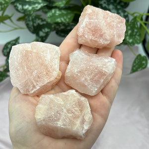 Raw Rose Quartz Chunk