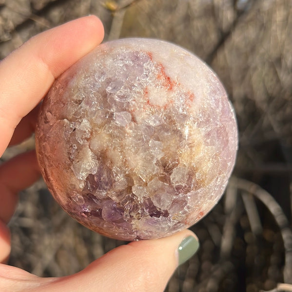 Pink Amethyst Sphere - B