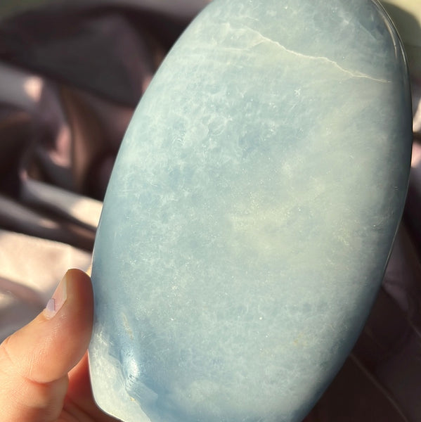 Blue Calcite Freeform - A