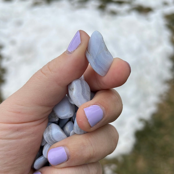 Blue Lace Agate Tumble